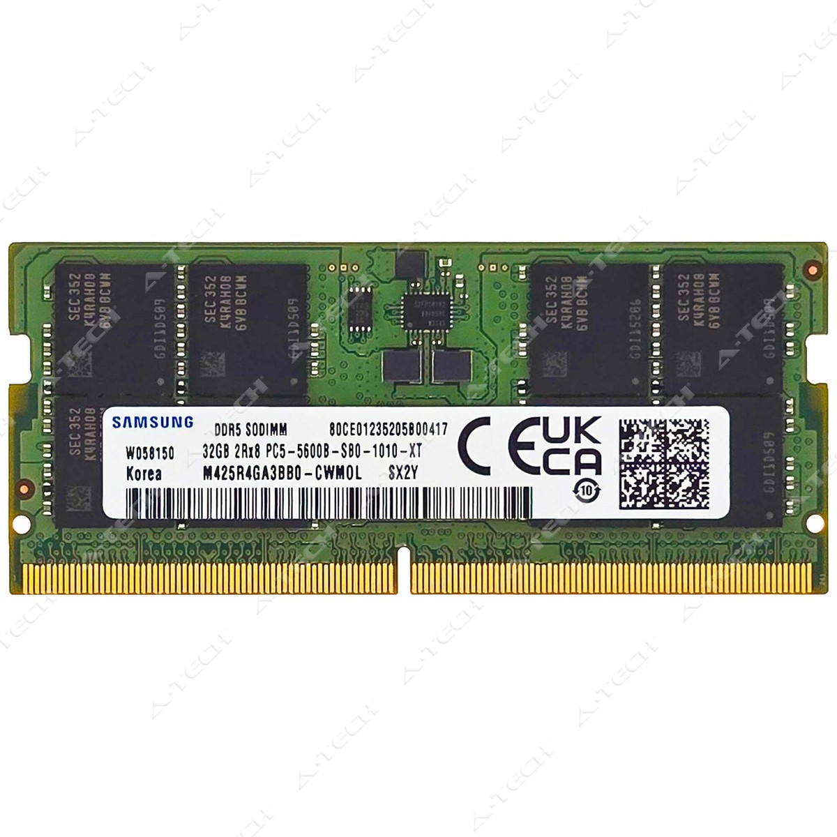 Samsung 32GB DDR5 5600 PC5-44800 2Rx8 SODIMM Laptop Memory RAM