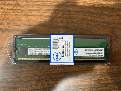 SK HYNIX 16GB (1X16GB) 2RX8 PC4-2666V DDR4 SERVER MEMORY HMA82GR7JJR8N-VK - Image 1 of 3