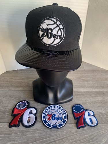 Lot 4 Philadelphia 76ers Patch NBA Basketball Sports League bestickt + Mütze - Bild 8 von 12