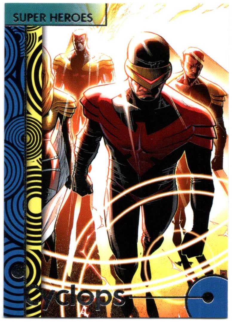 2013 Marvel Fleer Retro BASE SET CARD #8....CYCLOPS
