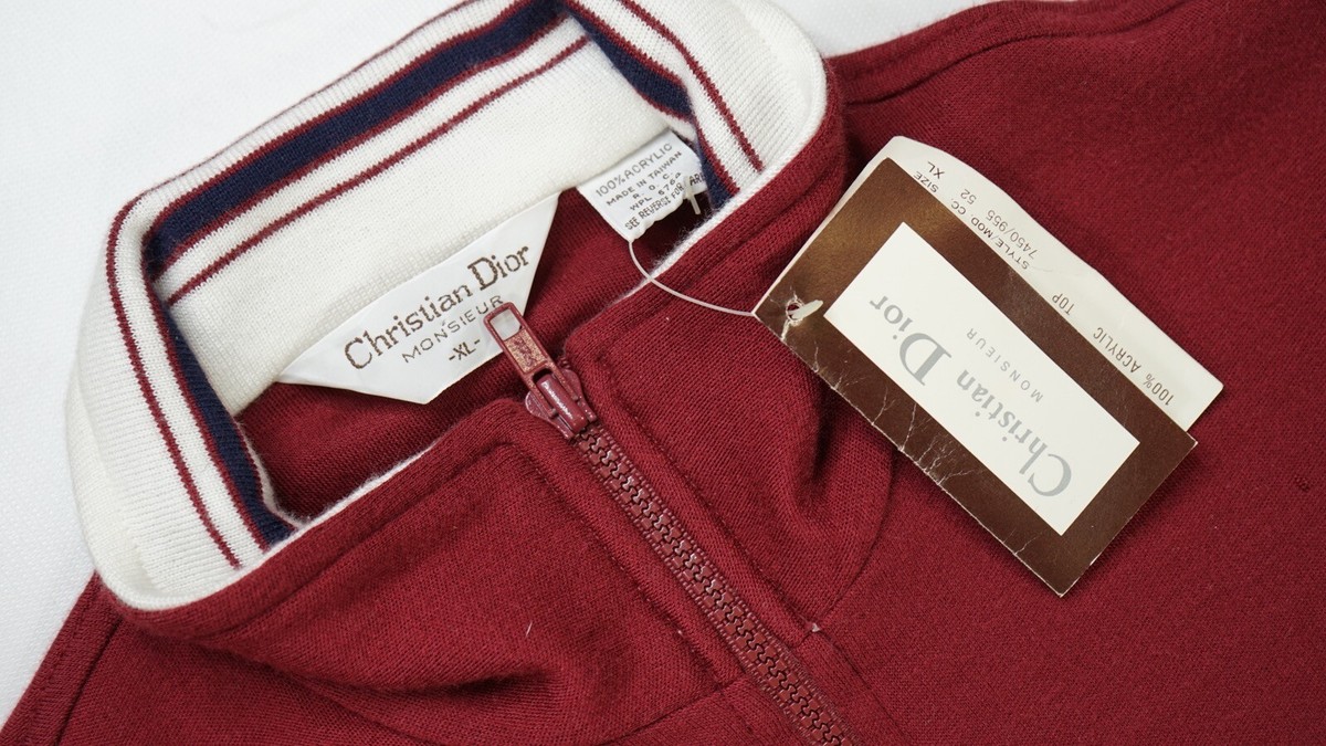 Rare Vintage CHRISTIAN DIOR MONSIEUR Full Zip Track Jacket Rare Vintage CHRISTIAN DIOR MONSIEUR Full Zip Track Jacket