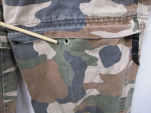 OTB 91 Youth Cargo Pants 14 Camouflage Straight Wide Leg Deep Pockets Cotton - 第 3/12 張圖片