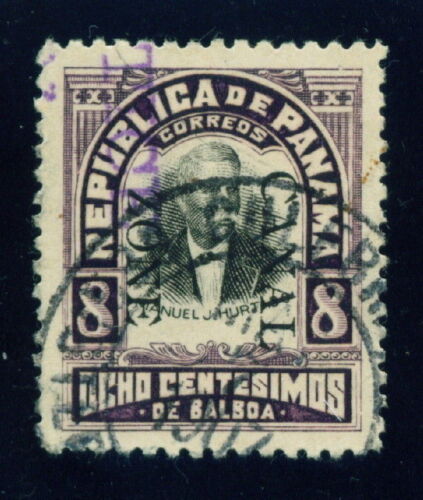 CANAL ZONE # 25 - GEM CENTER w CULEBRA Reg CDS + PURPLE Marking !!