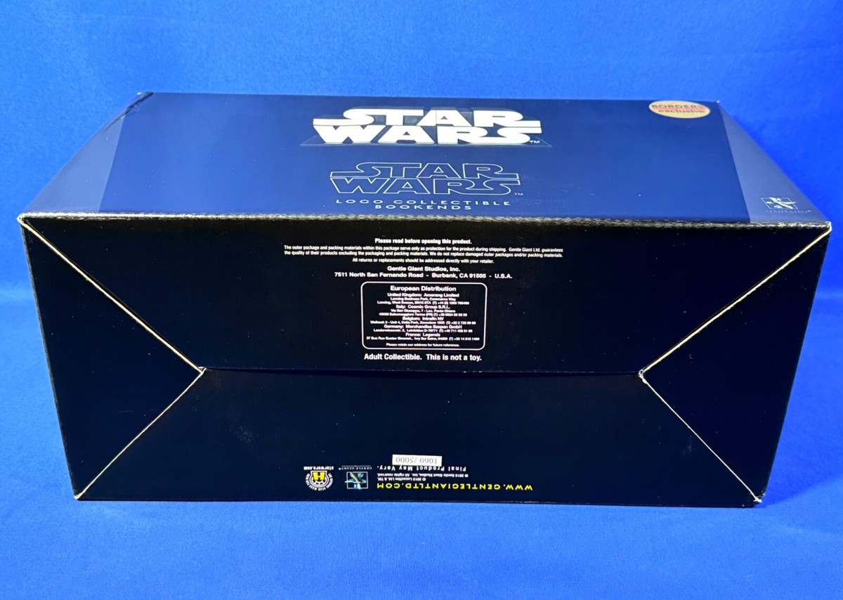 STAR WARS ロゴコレクティブルブックエンド 1179/5000 STAR WARS Logo Collectible Bookends 185/1000 Gentle Giant
