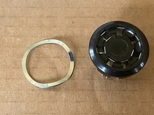 NOS Vintage Black Amphenol 7-Pin UX7 Tube Socket w/ Mounting Ring (Qty Avail)