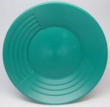 New 4 Stage 14" MARTIN Prospecting GOLD PAN Made In INMAN SC Green