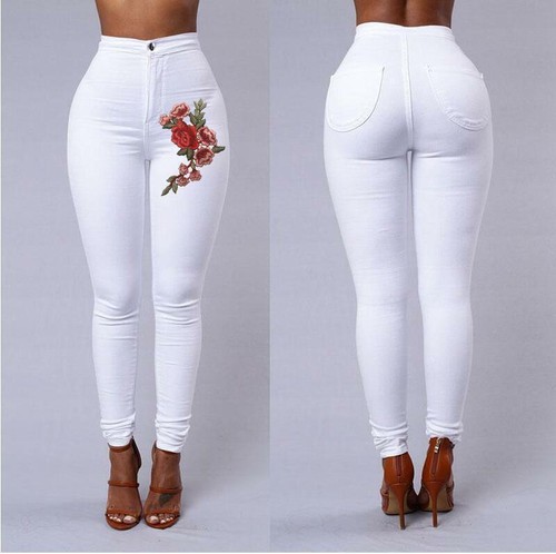 Candy-colored Feet Pencil Pants Pantalon Colombianos Jean De Moda Ropa Para Muje - Picture 8 of 16