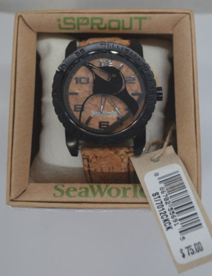 iSprout King Penguin Seaworld Eco Friendly Watch New in Box Retail $75 GUARANTEE