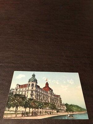 VINTAGE UNPOSTED POSTCARD - LUZERN - PALACE HOTEL