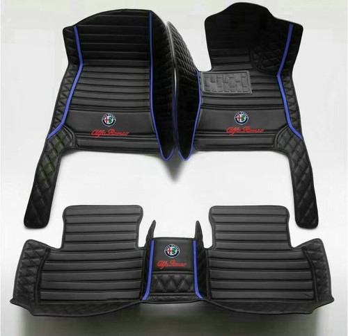 For Alfa Romeo Giulia, Stelvio, Tonale Luxury Car Floor Mats 2017-2025 - Picture 4 of 20