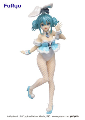 Japan Authentic FuRyu Miku BiCute Bunnies Figure White Rabbit