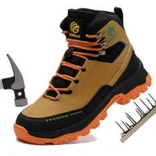 Indestructible Waterproof Shoe Men's Safety Shoes Steel Toe Shoes Work Boots