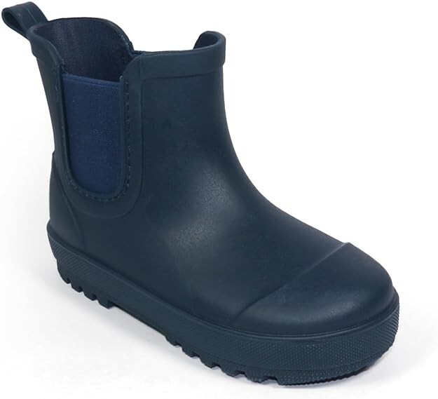 NEW BEARPAW Navy Blue Waterproof Rubber Rain Boots Toddler 10