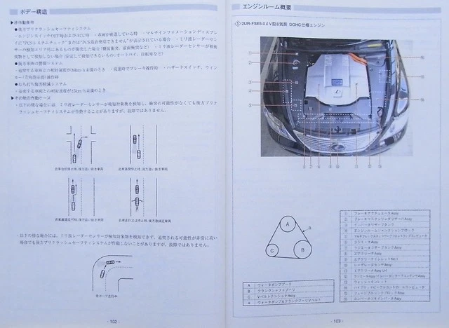 [LIBRO] LEXUS LS600h LS600hL estructura ilustración LS Toyota UVF 45 46 Japón Foto 2 de 4