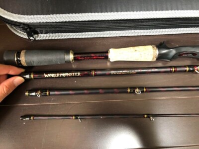 Abu Garcia World monster WMCC-654M MGS bus rod bait color black