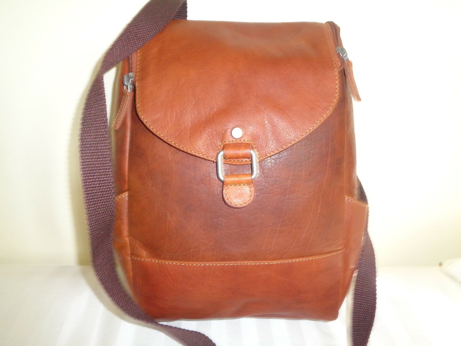 jack georges leather backpack