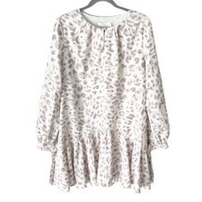 Anthropologie Dress Women's Medium Mare Mare Felix Leopard Animal Print Swing