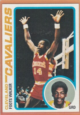 1978-79 TOPPS BASKETBALL FOOTS WALKER ROOKIE #127 CAVALIERS EXMT/NM *87244