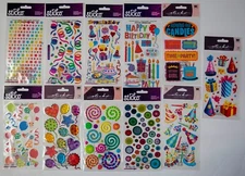 Sticko Stickers BIRTHDAY Theme, You Pick, some Rare!