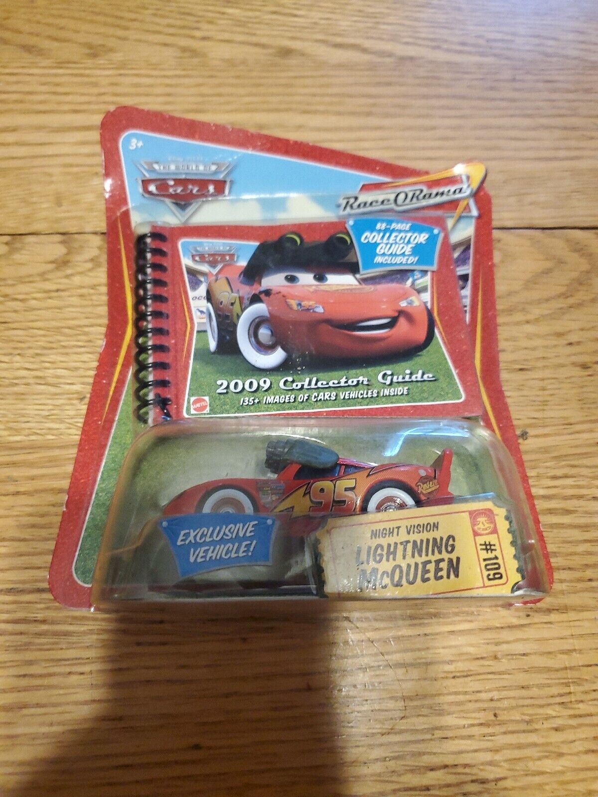 Disney Cars Race-O-Rama Night Vision Lightning McQueen Diecast Car 