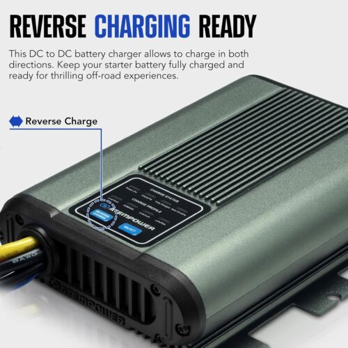 25A 12V DC to DC Battery Charger with Anderson Plug Reverse Charge MPPT - Picture 2 of 9