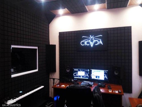 (2 Pack) 42x42x42cm Corner Bass Trap «Triangle» Acoustic Foam for rec.studio - Picture 4 of 6