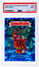2020 Garbage Pail Kids Sapphire Edition Kim Kong #34a PSA 9