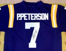 Patrick Peterson Signed Autograph LSU Tigers NCAA Jersey USA HOF Cardinals 