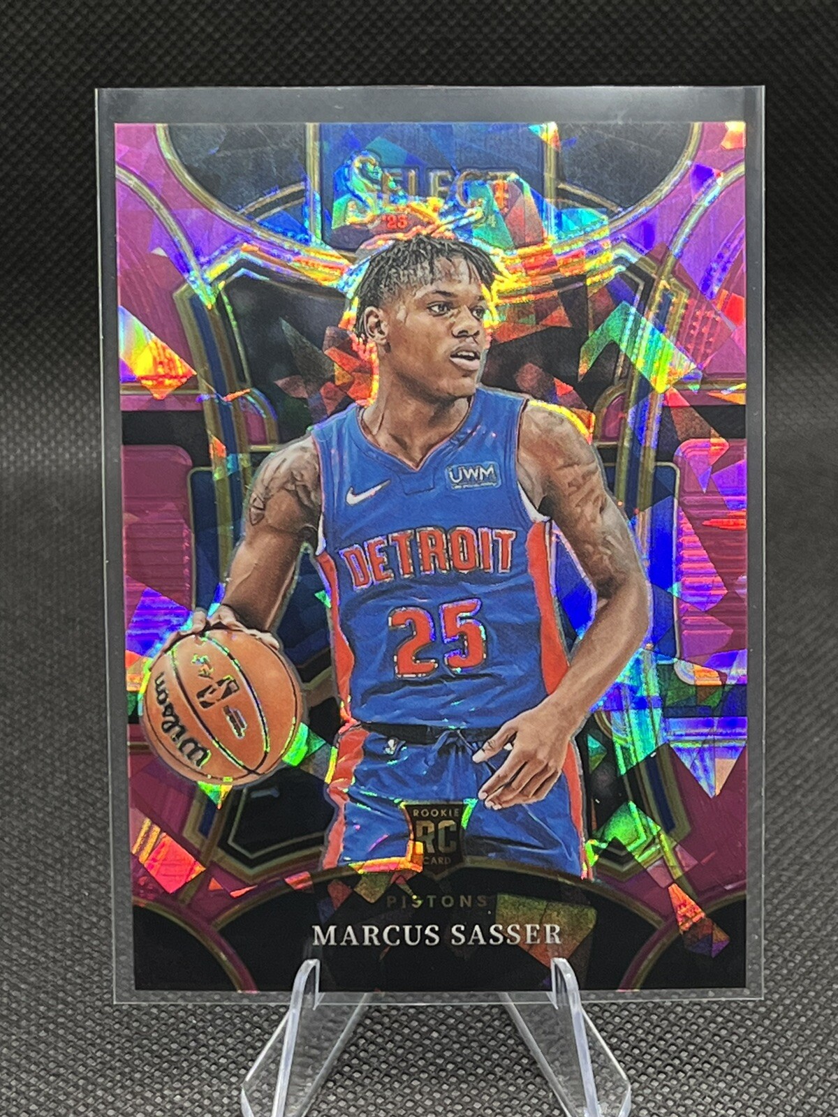 2023-24 Select Marcus Sasser #303 Pink Cracked Ice /99