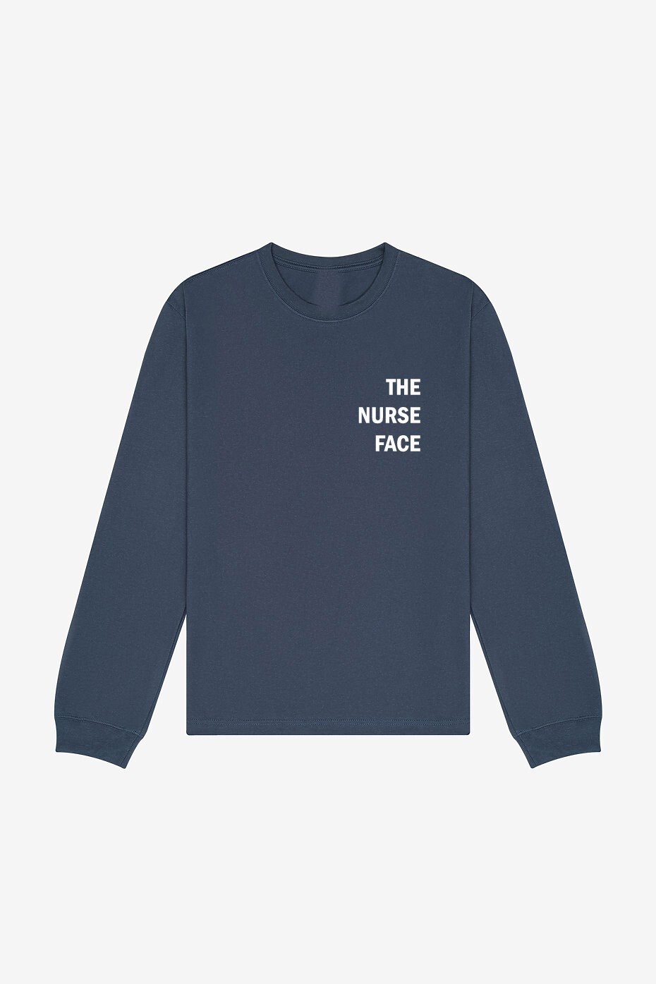 La Enfermera Cara Camisa de Manga Larga - Divertido Lactancia Regalo, Unisex