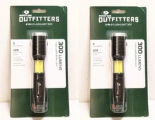 Mossy Oak Outfitters 2-in-1 300 Lumen Flashlight/Work Light w/ Magnetic Base 2pk