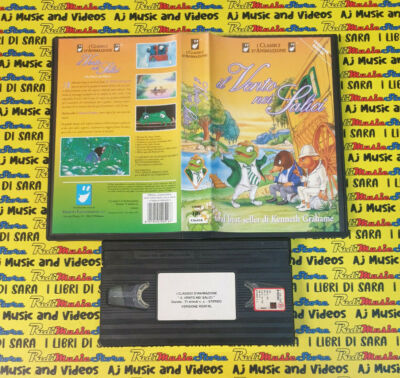 VHS animazione IL VENTO NEI SALICI kenneth grahame 1997 alfadedis (F267) no dvd