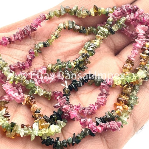 Natural Gemstones Drilled Nuggets Chips Tumbles Loose Gemstone Beads 34 inches - Picture 47 of 140