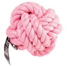 Hundespielzeug Ballin rosa aus Baumwolle von Europet Bernina f&uuml;r Hunde