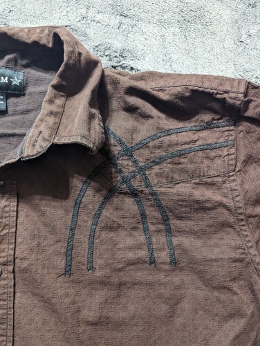 Pelham Long Sleeve Pearl Snap Western Shirt Men's Size 3X Brown - Bild 5 von 10