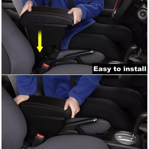 Central Consoles Box With USB Arm Rest Armrest Box For Honda Fit Jazz 2014-2019 - Picture 7 of 12