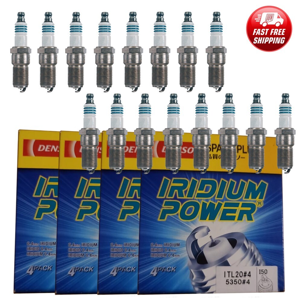 New Set of 16 Denso Iridium Power Spark Plug for Chrysler Dodge Jeep Rand Rover