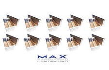 10-Pack Max Pro 1600 Trading Card Shoe Storage Box Holds 300 Toploads - USA Made