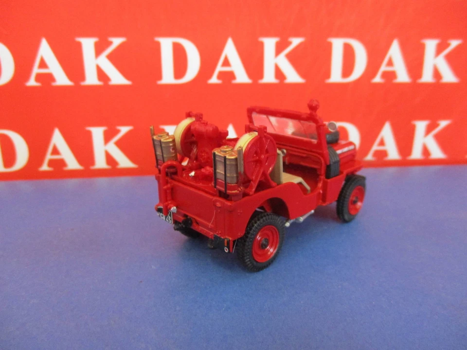 Die cast 1/43 Modellino Auto Pompieri Jeep Hotchkiss CCFL France - Immagine 3 di 4