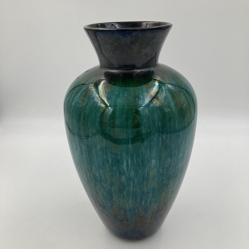 Blue Mountain Pottery große grüne Tropfglasur Vase - 33 cm hoch - Bild 2 von 15