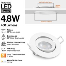 Modern LED Downlights Modern Adjustable Tilt Angle Recessed Ceiling Spot Lights