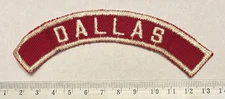 Dallas Texas RWS Red and White Strip Boy Scouts Circle Ten Council Vintage
