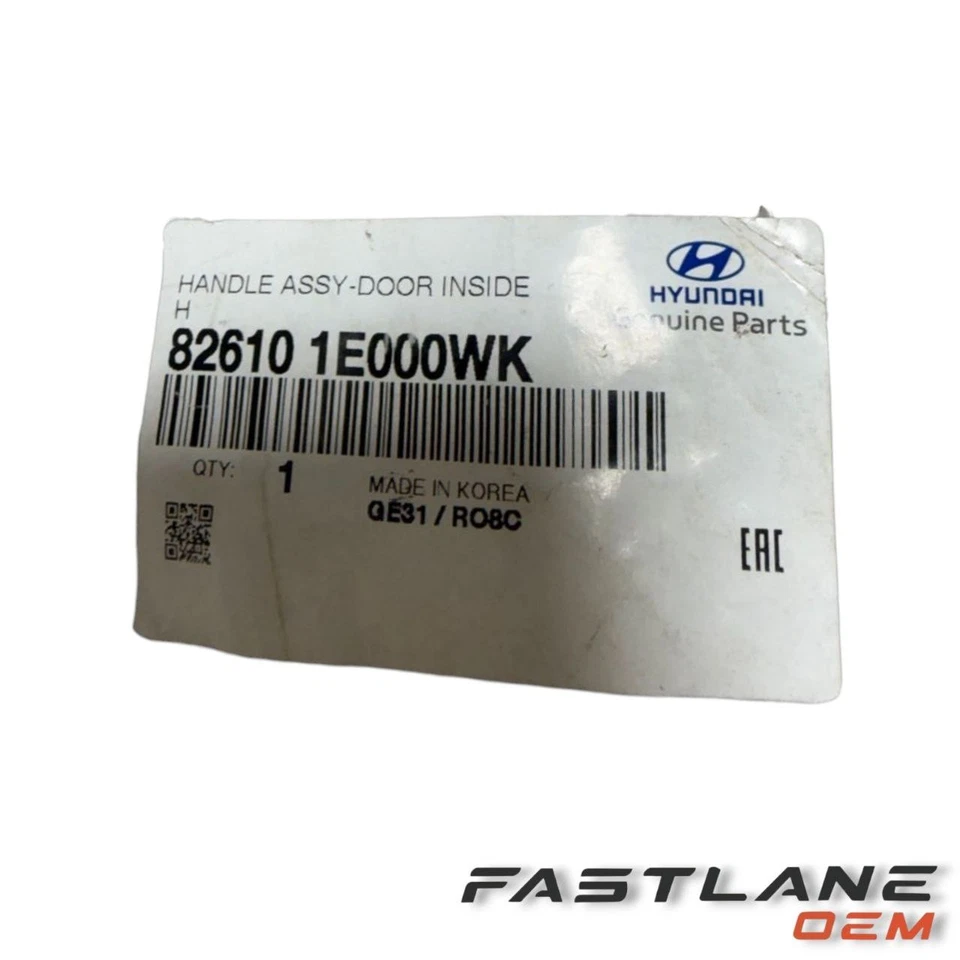 2005-2011 HYUNDAI ACCENT CONJUNTO DE MAÇANETA DE PORTA INTERIOR LH NOVO OEM 82610 1E000WK - Imagem 3 de 4