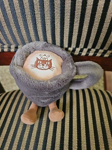 Jellycat Amuseable Coffee Cup Plush 6" Stuffed Toy NEW Out Of Stock Authentic - Picture 2 of 5