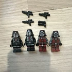 LEGO Star Wars SITH TROOPERS Lot of 4 Trooper Minifigures w Helmets +4 Blasters