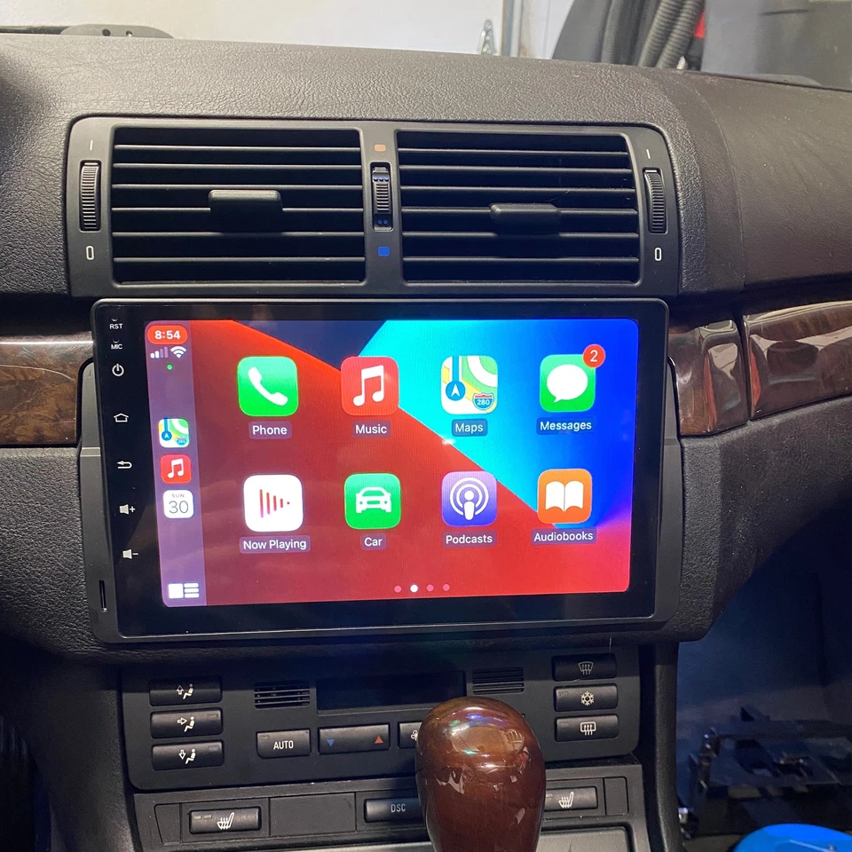64G Para BMW Serie 3 325i 330i M3 323i E46 99-05 Android Carplay Coche Radio Navegación Foto 3 de 4