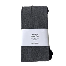 Nordstrom Control Top 60 Tights Opaque Dark Charcoal Tights size M
