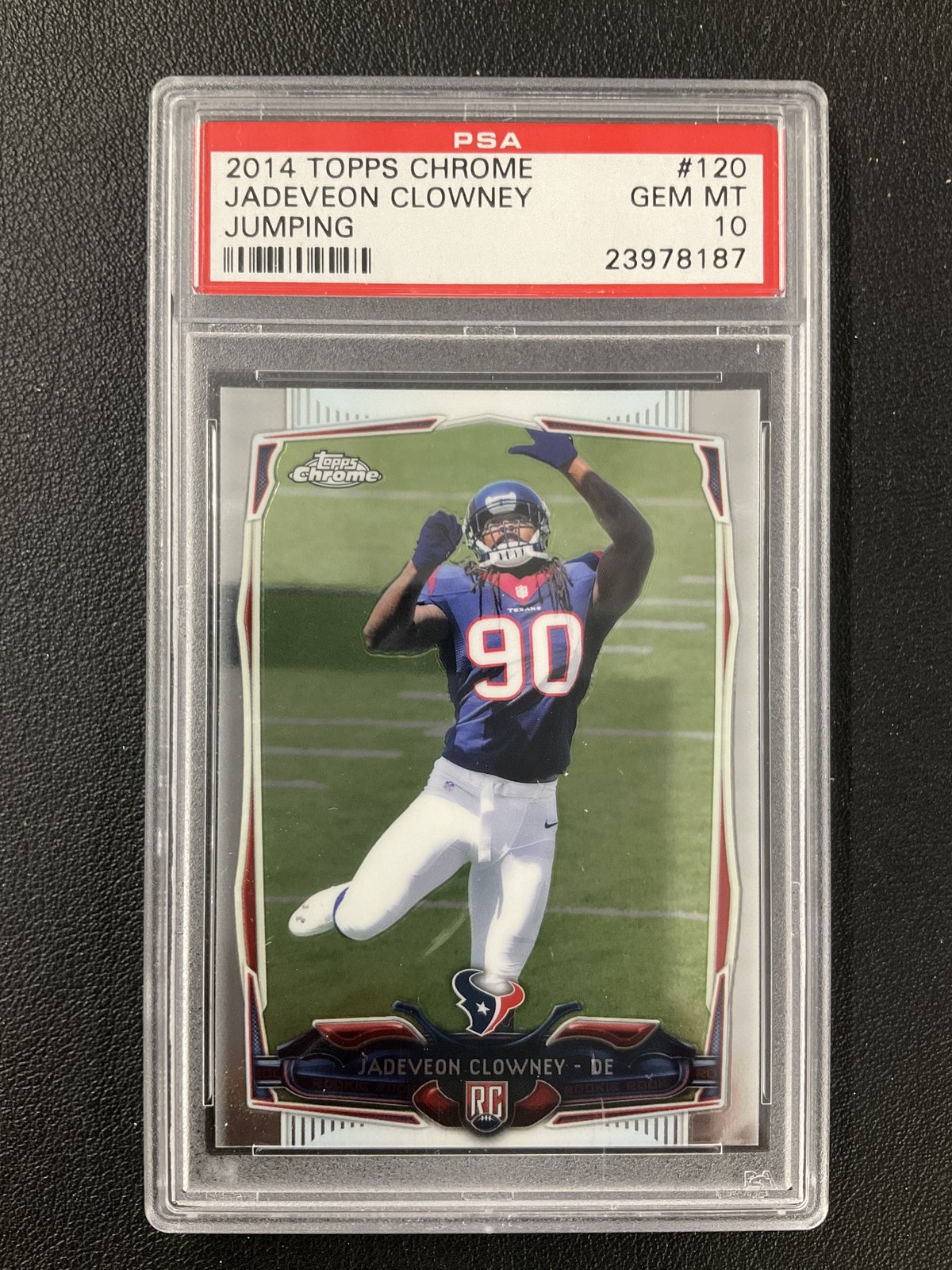 PSA 10 2014 Topps Chrome #120 Jadeveon Clowney Houston Texans RC GEM MINT