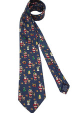2894 ) LANDS' END MEN'S TIE 100% SILK MADE IN USA