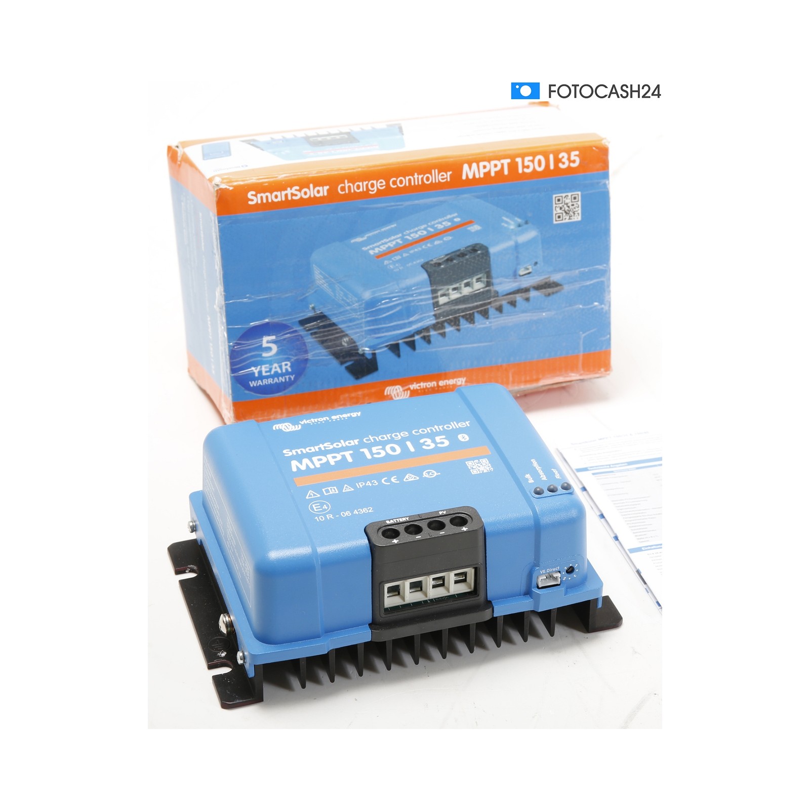 Victron Smartsolar Mppt Solar Charge Controller With Bluetooth + Defect (291218)